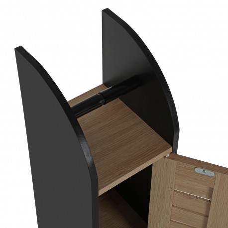 ESTANTERIA DE BAÑO ORGANIZADOR NEGRO