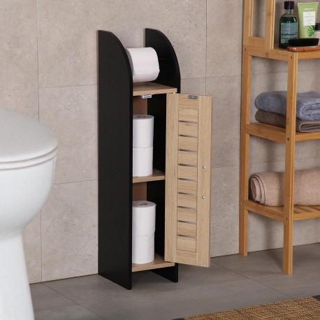 ESTANTERIA DE BAÑO ORGANIZADOR NEGRO
