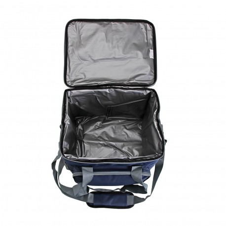 FIAMBRERA ISOTERMICA 27L GRIS Y AZUL