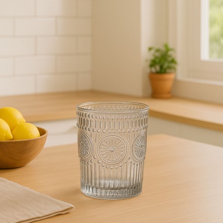VASO CRISTAL 260ML GIRASOL