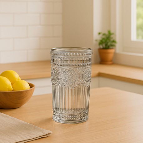 VASO CRISTAL 380ML GIRASOL