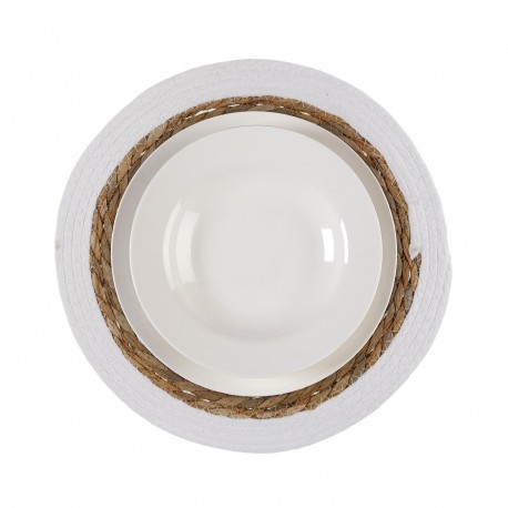SALVAMANTEL BLANCO 35CM