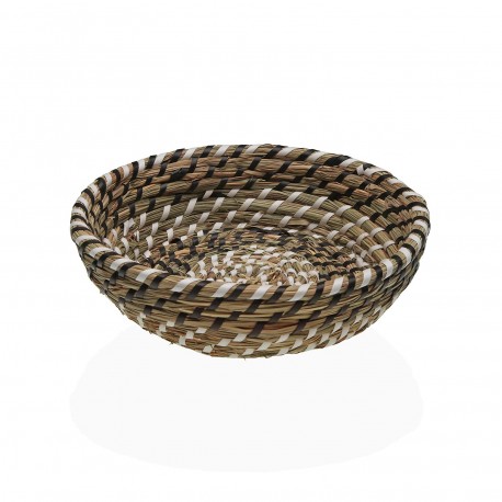 CESTA BLANCA Y NEGRA 25 CM