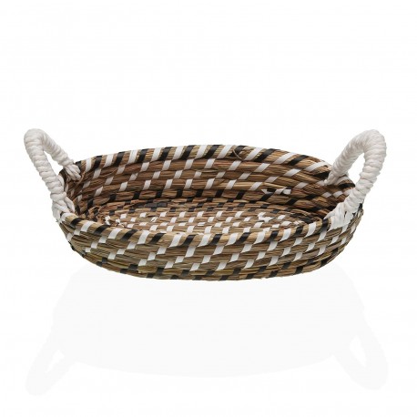 CESTA BLANCA Y NEGRA 26 CM