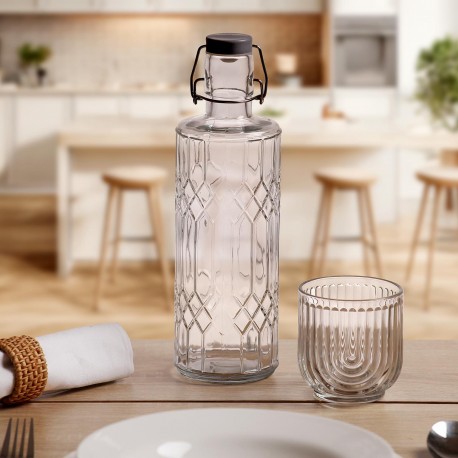 BOTELLA 1000ML TRANSPARENTE