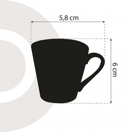 SET 6 TAZAS CAFE CON PLATO LAISON