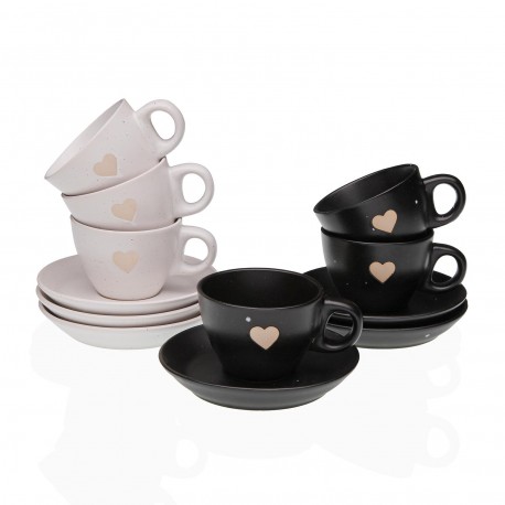 SET 6 TAZAS CAFE CON PLATO ELLIS
