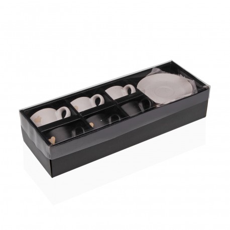 SET 6 TAZAS CAFE CON PLATO ELLIS