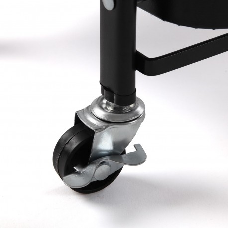 CARRO PLEGABLE METALICO NEGRO