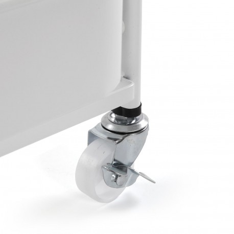 CARRO PLEGABLE METALICO BLANCO