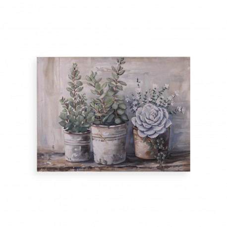 CUADRO LIENZO JARRONES 30 X 40