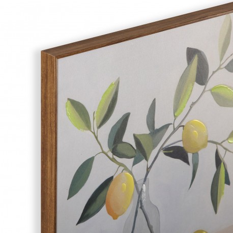 CUADRO SURTIDO LIENZO LIMONES 40 X 40