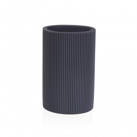 VASO PORTACEPILLOS GRIS