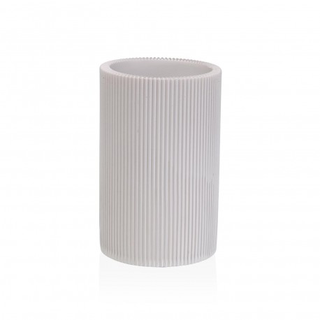 VASO PORTACEPILLOS BLANCO