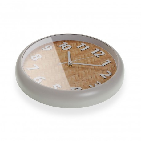 RELOJ DE PARED NATURAL 30 CM