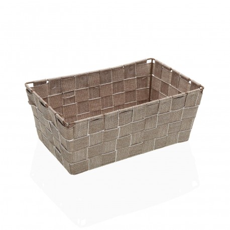 CESTA CUADRADA DE 27 x 17  BEIGE