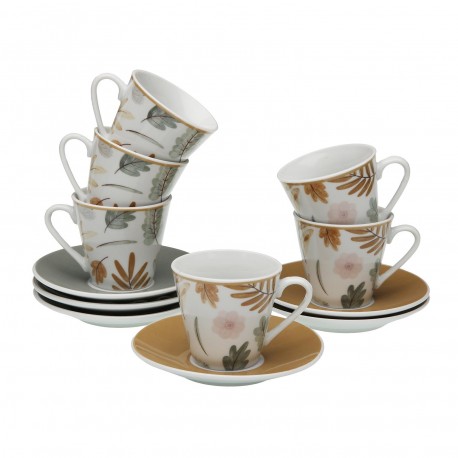 SET 6 TAZAS CAFE TABITHA