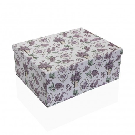 SET 10 CAJAS CARTON LAVANDA