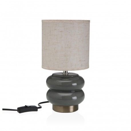 LÁMPARA DE MESA CERAMICA ONKARA GRIS