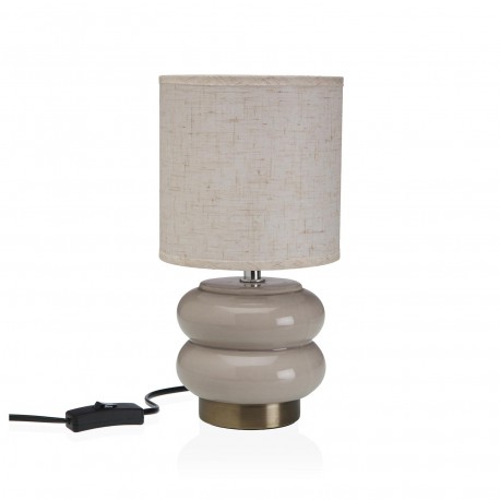 LÁMPARA DE MESA CERAMICA ONKARA BEIGE