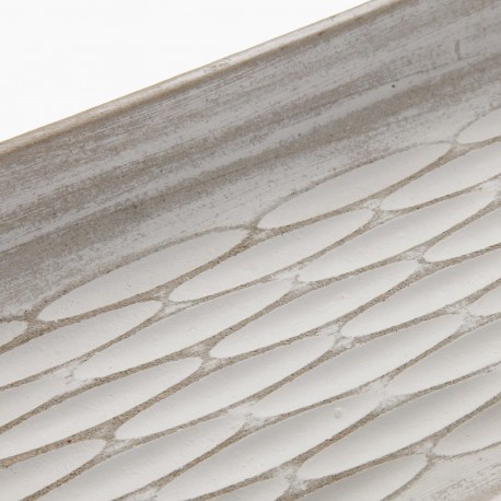 CENTRO DE MESA RECTANGULAR BLANCO