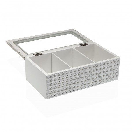 CAJA DE 3 COMPARTIMENTOS CON VENTANA