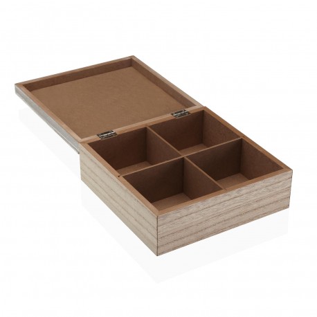 CAJA DE 4 COMPARTIMENTOS 20CM