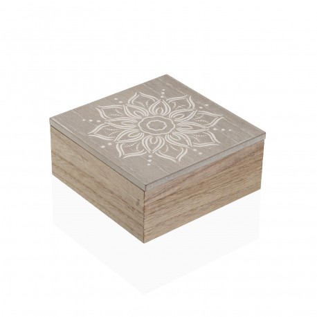 CAJA DE 4 COMPARTIMENTOS 16CM