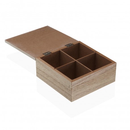 CAJA DE 4 COMPARTIMENTOS 16CM