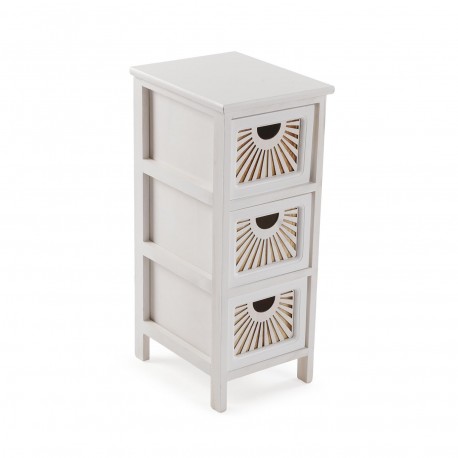 CAJONERA DE 3 CAJONES ADDA BLANCA