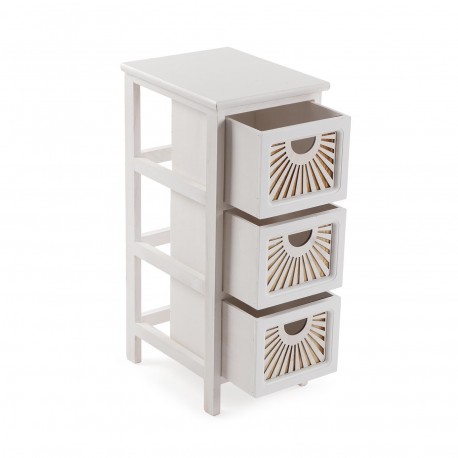 CAJONERA DE 3 CAJONES ADDA BLANCA