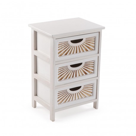 CAJONERA DE 3 CAJONES ADDA BLANCA
