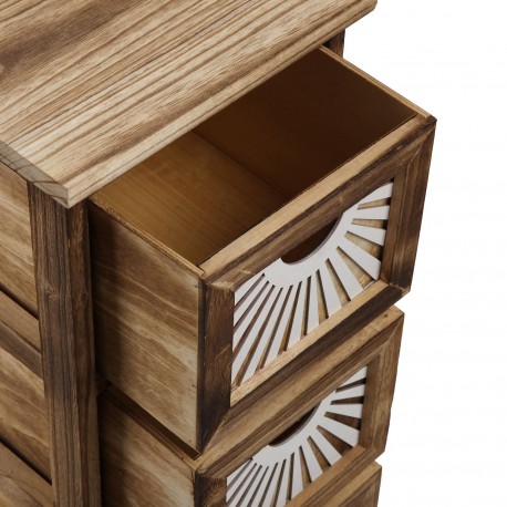 CAJONERA DE 4 CAJONES ADDA MARRON