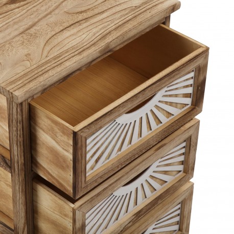 CAJONERA DE 3 CAJONES ADDA MARRON