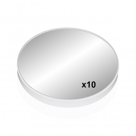 ESPEJO BLANCO CON AUMENTO X 10
