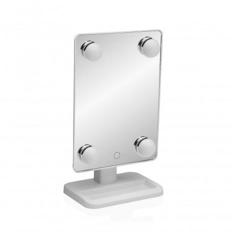 ESPEJO BLANCO CON LUZ LED ESPEJO BLANCO CON LUZ LED