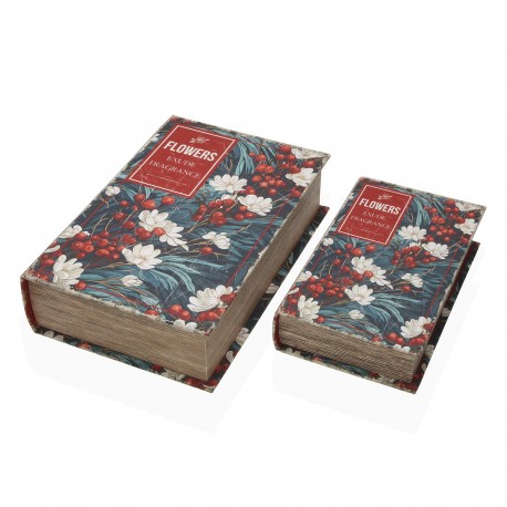 SET DE 2 LIBROS DE DECORACION FLOWER FRAGANCE