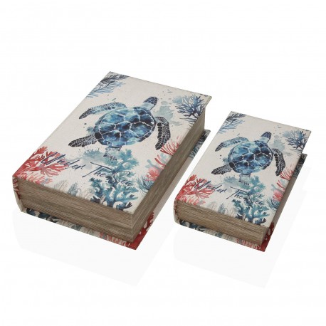 SET DE 2 LIBROS DE DECORACION UNDER THE SEA