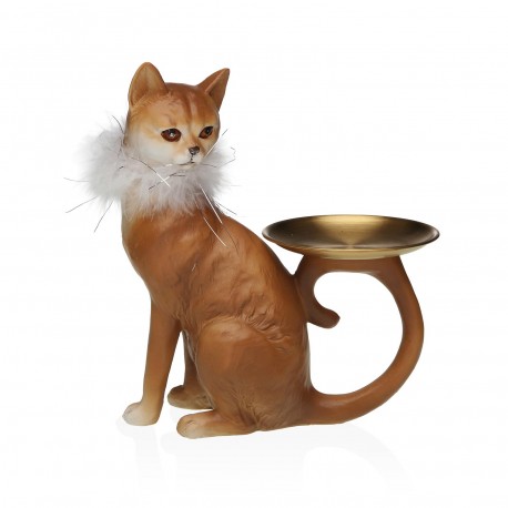 FIGURA DE GATO CON BANDEJA FIGURA DE GATO CON BANDEJA