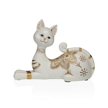 FIGURA DE GATO BLANCO 20x14,5CM FIGURA DE GATO BLANCO 20x14,5CM