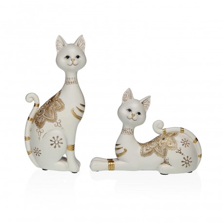 FIGURA DE GATO BLANCO 10,5x24CM FIGURA DE GATO BLANCO 10,5x24CM
