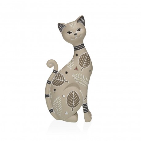 FIGURA DE GATO BEIGE 10,5x22,5CM FIGURA DE GATO BEIGE 10,5x22,5CM