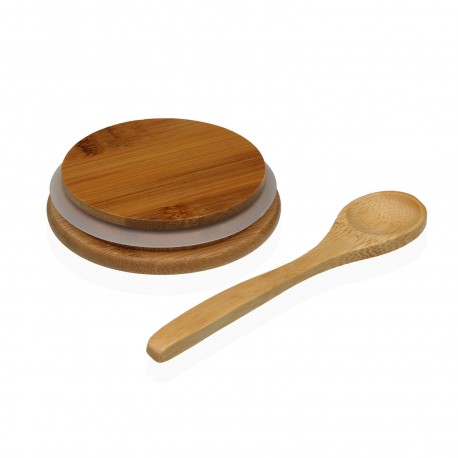 BOTE  400ML BOROSILICATO CON CUCHARA