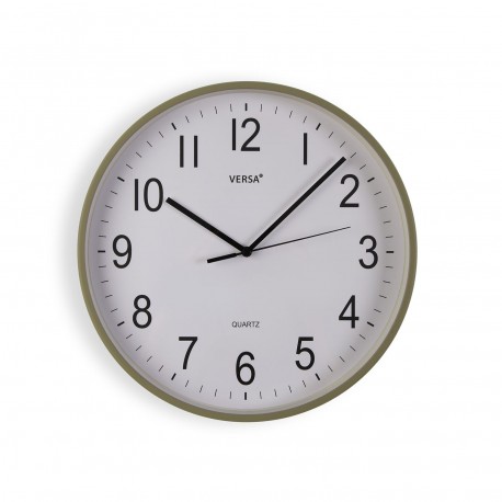 RELOJ DE PARED VERDE CLARO 30CM