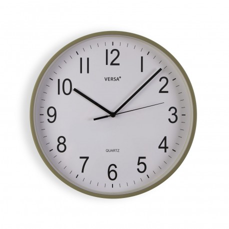 RELOJ DE PARED VERDE CLARO 35CM