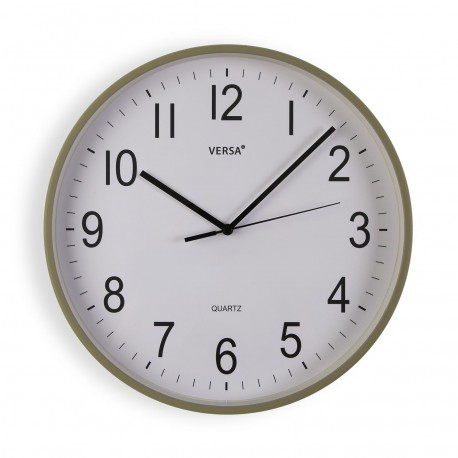 RELOJ DE PARED VERDE CLARO 40CM
