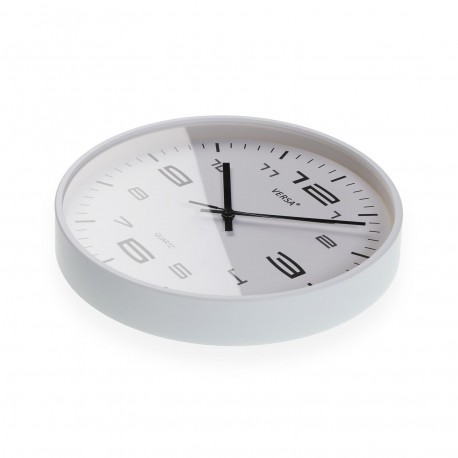 RELOJ DE PARED BLANCO 30CM
