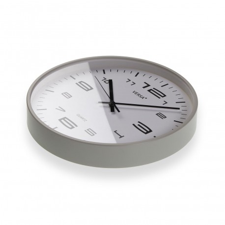 RELOJ DE PARED GRIS CLARO 30CM