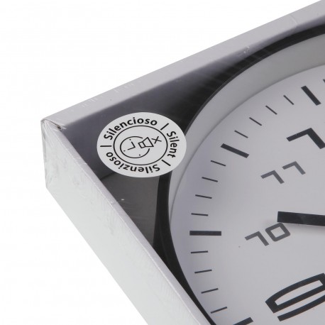 RELOJ DE PARED GRIS CLARO 30CM