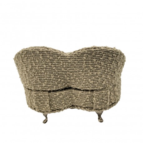 JOYERO GRIS CLARO EN FORMA DE SOFA